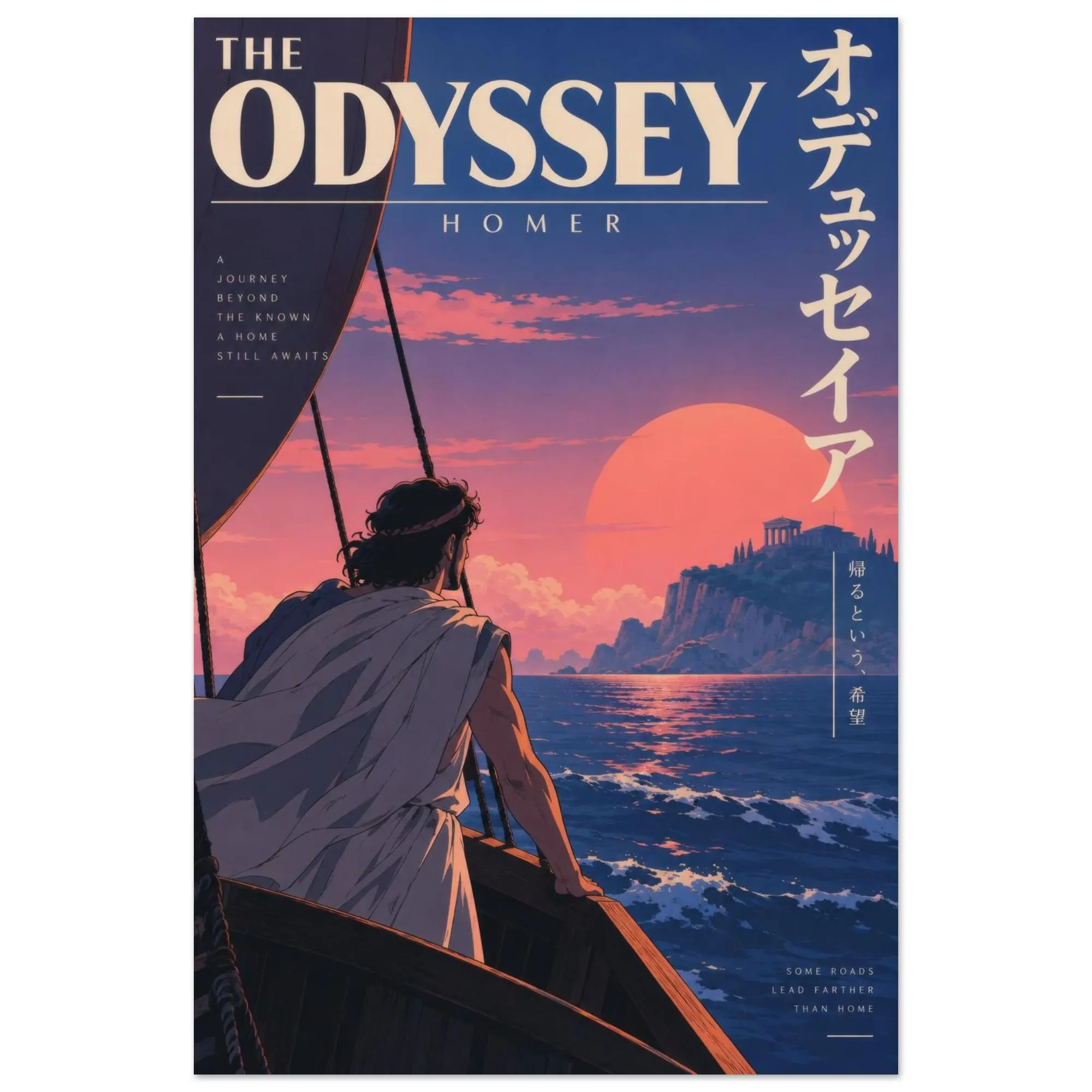 The Odyssey Retro Poster — City Pop poster