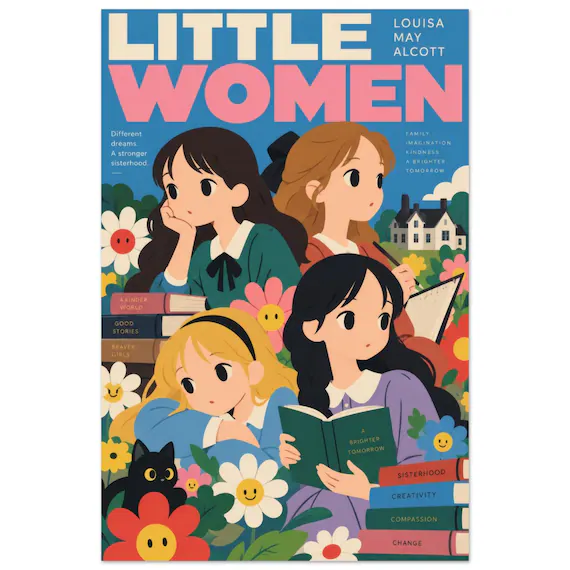 Little Women Pop Art Poster — póster pop art