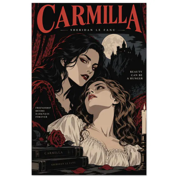 Carmilla Poster — póster vectorial