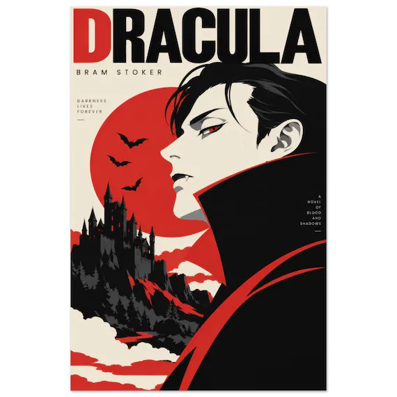 Póster de Drácula estilo Pop Art — póster pop art
