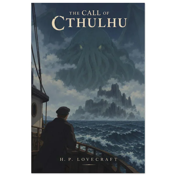 Póster de Cthulhu — póster estilo anime